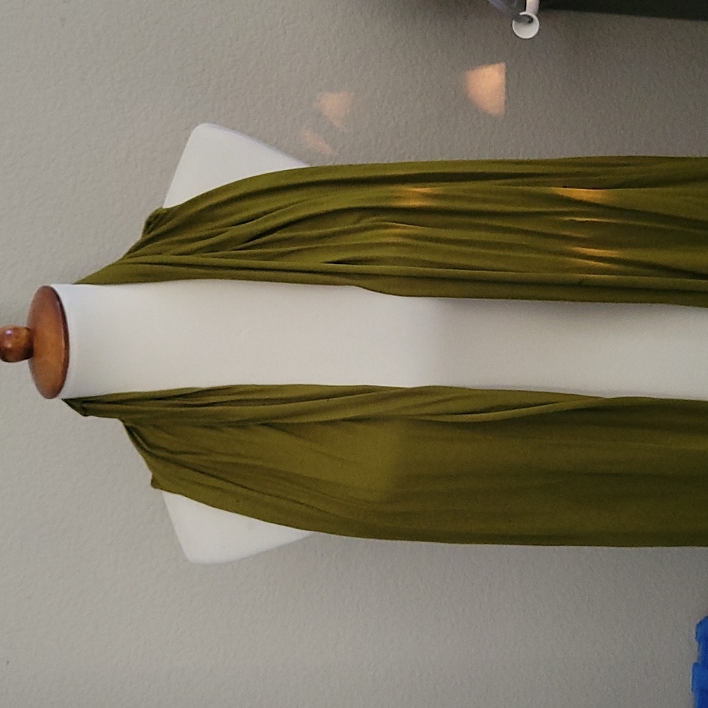 Sleeveless Draped Open-Front Cardigan Vest